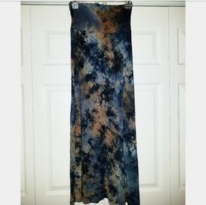 Tye Dye Maxi Skirt